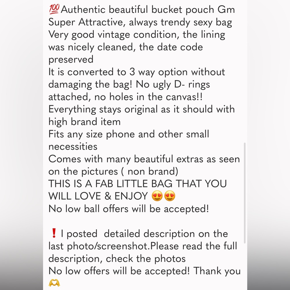 🚫SOLD🚫 LV Pouch Gm💥Sharp Super Attractive Trendy Stylish💥w/accessories7.85” - Picture 16 of 16